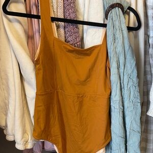 Indigo Luna Swim Set (swimsuit, wrap, and coconut acc.) M